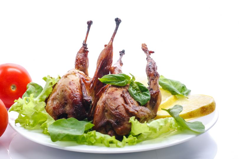 Grilled quails