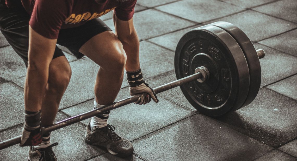 Guy working out