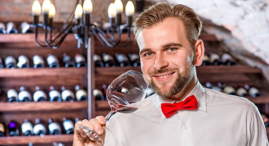 Sommelier Bohdan Pavliukh from Lviv