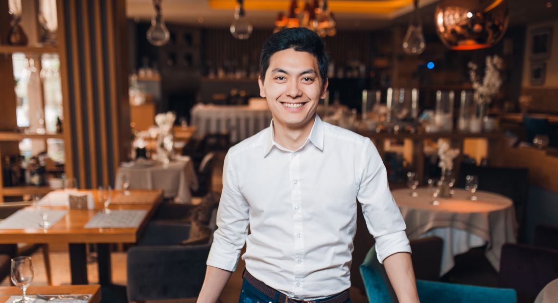 Victor Tsoy in Fratelli restaurant