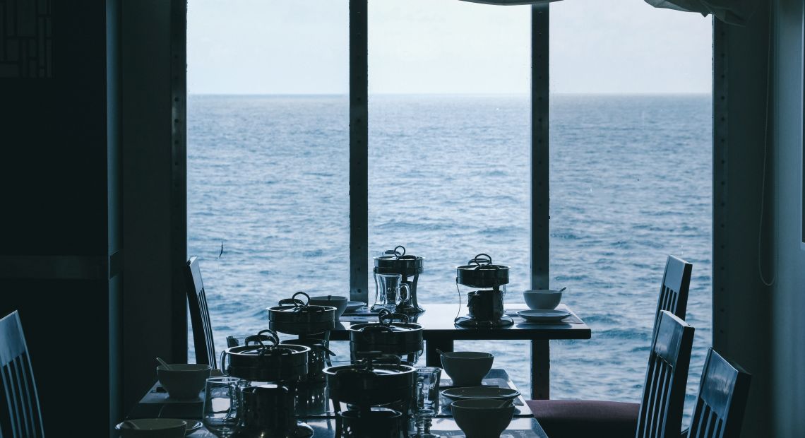 Restaurant by the sea