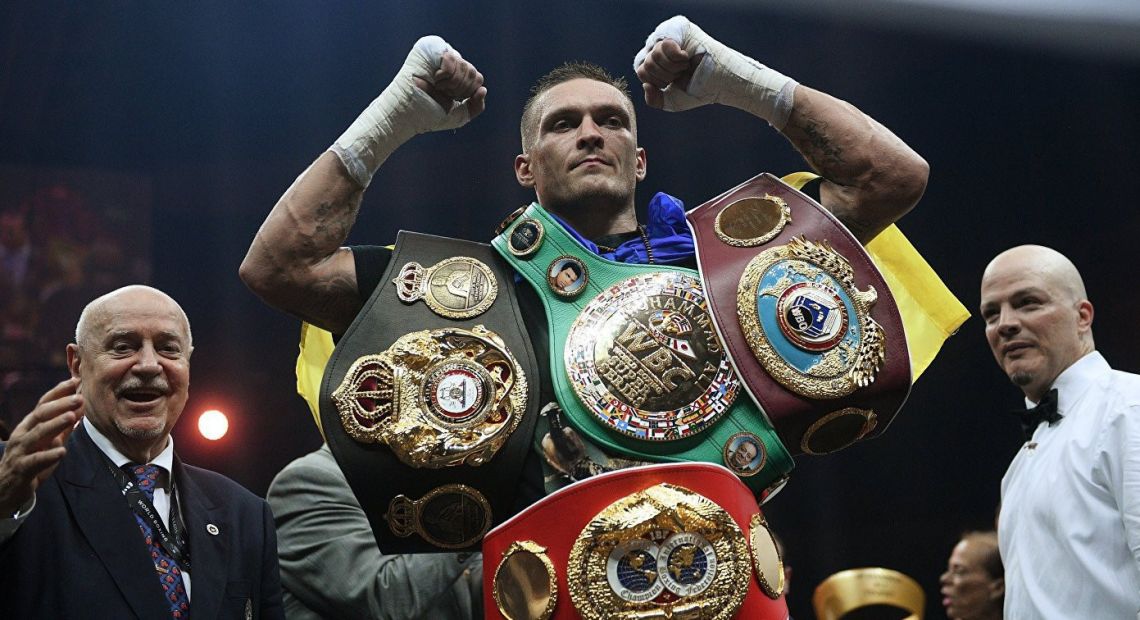 Ukrainian Boxer Oleksandr Usyk