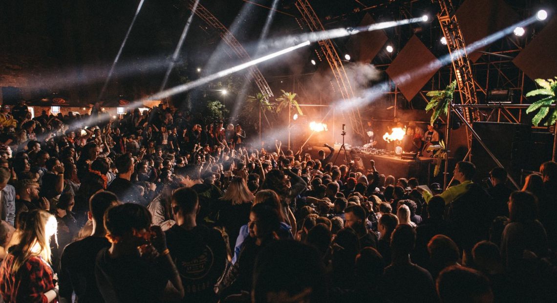 many people in nightclub