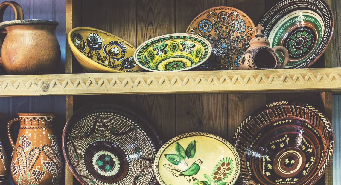 Kosiv style Ukrainian decorative painting