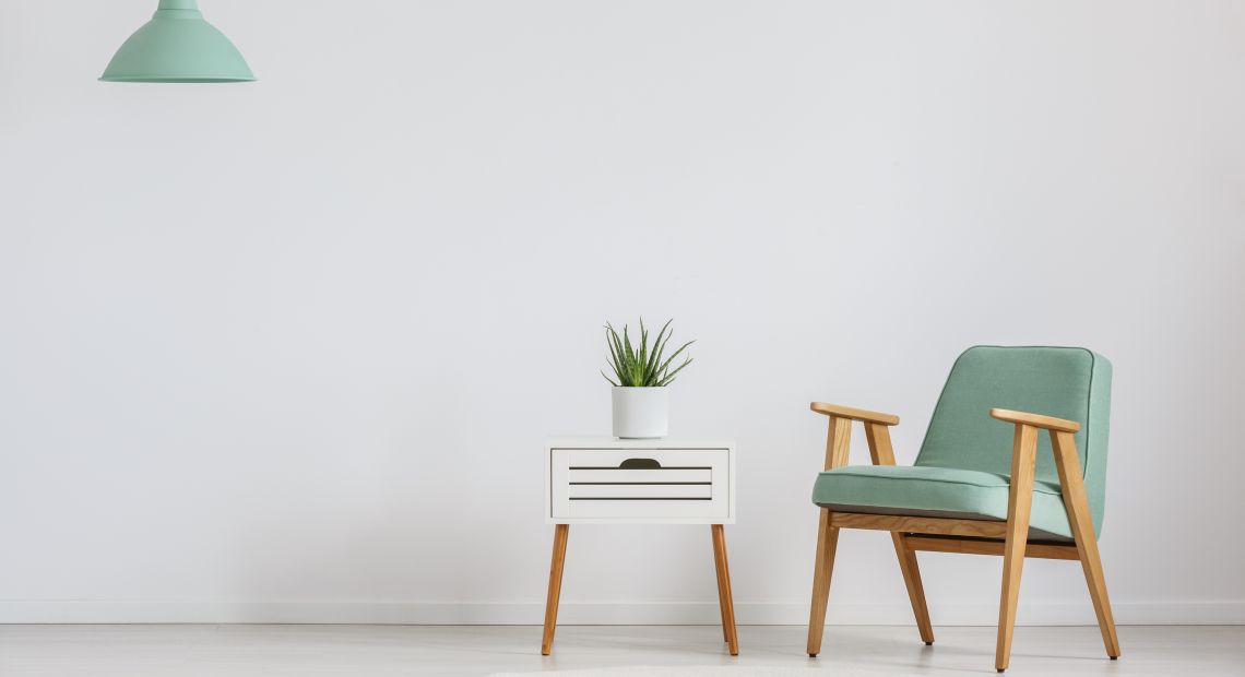 Minimalistic room interior
