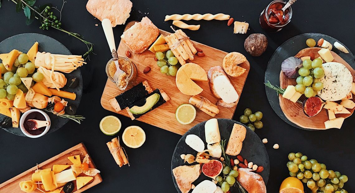 Different types of cheese