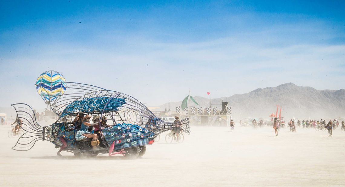 Art installation at Burning Man 2018