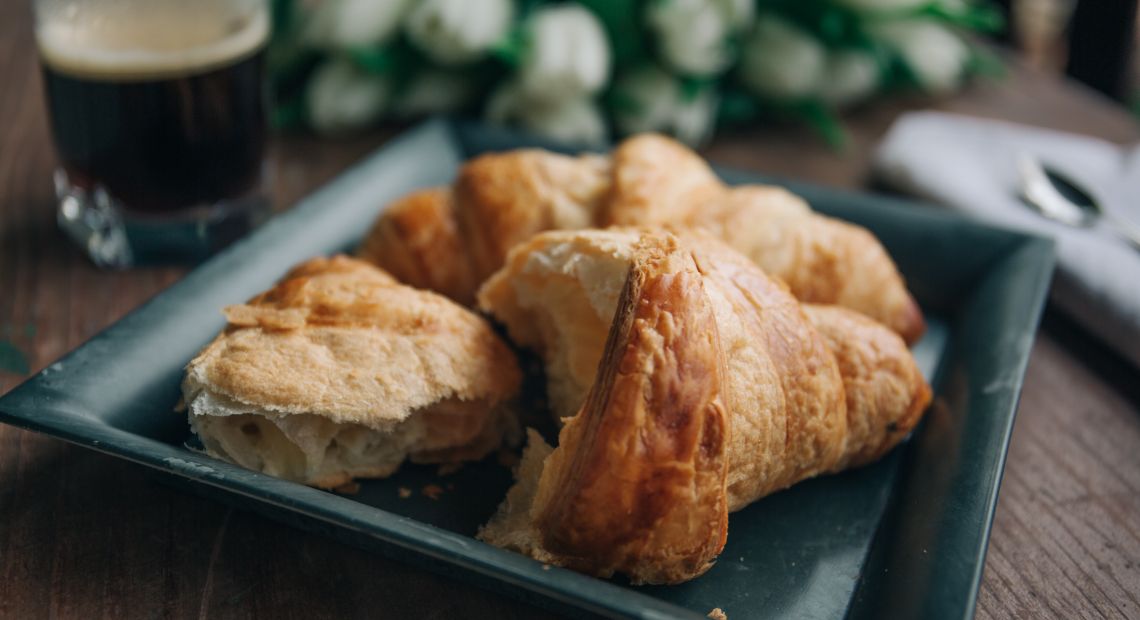 Croissants and coffee