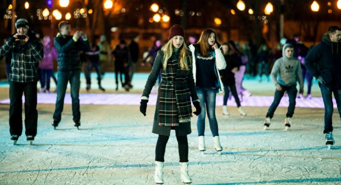 Ice rink in Odesa