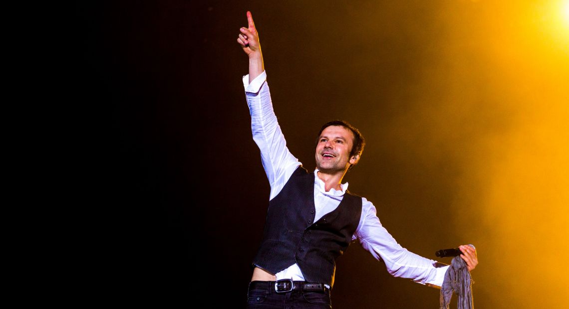 Sviatoslav Vakarchuk on stage
