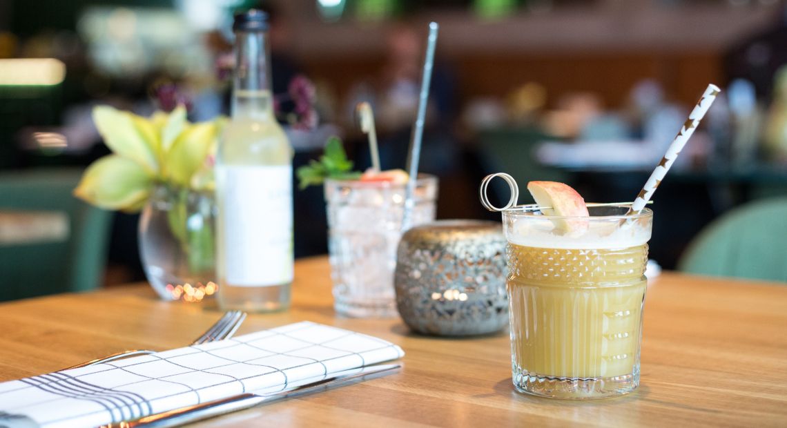 drink in the restaurant