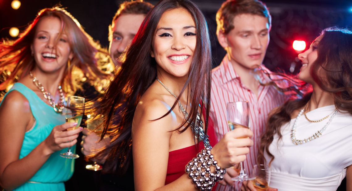 people dancing in nightclub