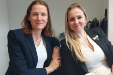 Nadiia Olarean and Luba Bondarenko
