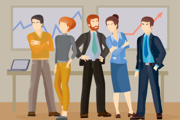 people standing