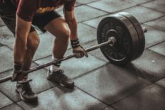 Guy working out