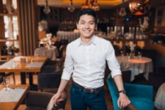 Victor Tsoy in Fratelli restaurant
