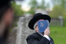 Orthodox Jew praying