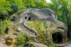 Cave monastery in Rozhirche