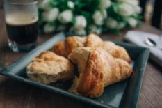 Croissants and coffee