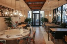 Stylish restaurant interior
