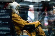 Astronaut's suit in a museum