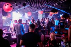 People in the club partying