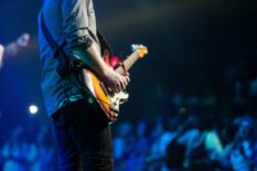 guitarist on stage