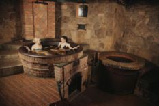 Carpathian hot jar "chan" spa in Uzhorod