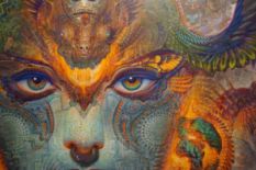 psychedelic face painting