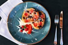 Pancakes on a plate
