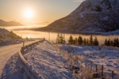 Winter mountains