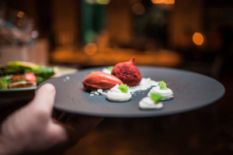 Exotic dish on a plate