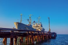 Large seaport in Ukraine