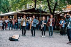 Street musicians