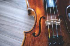 Violin close up