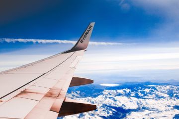 flight in the sky
