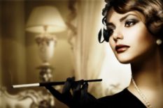 Retro style lady