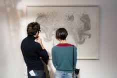 couple in a museum