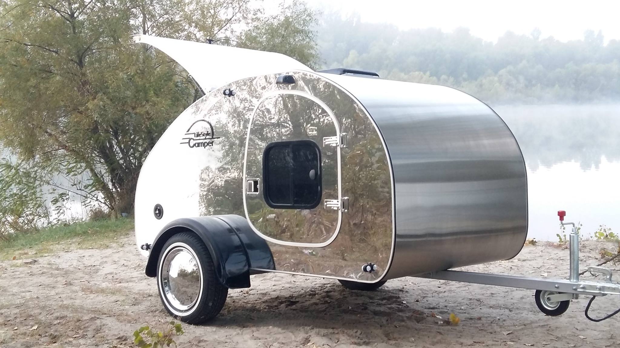 Big camper in the forest
