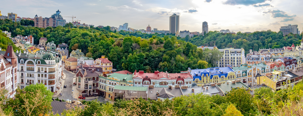 Panorama of castle hill