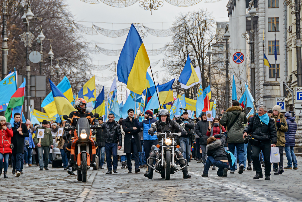 people on demonstration