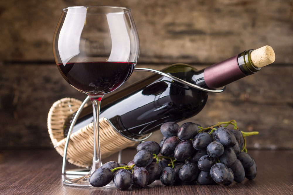 glass of red wine