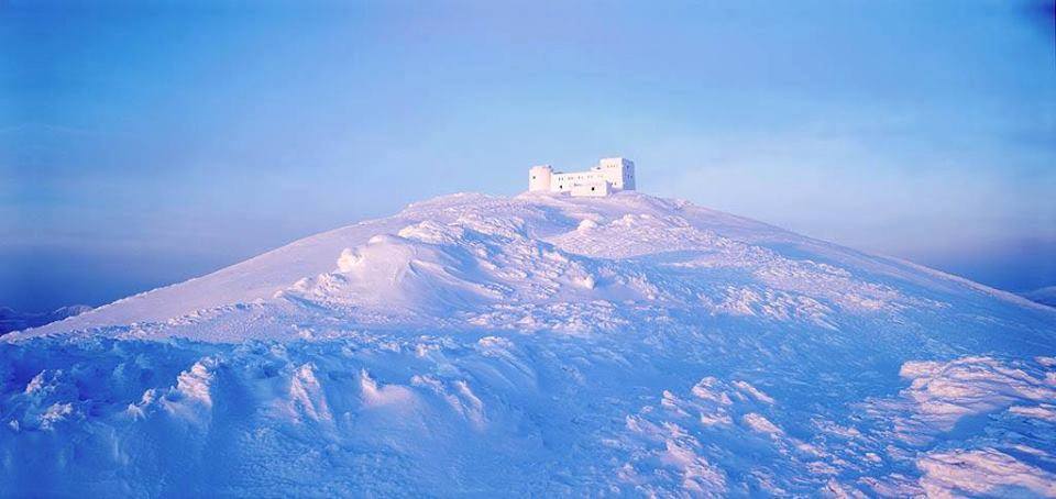 Snow in the Carpathians