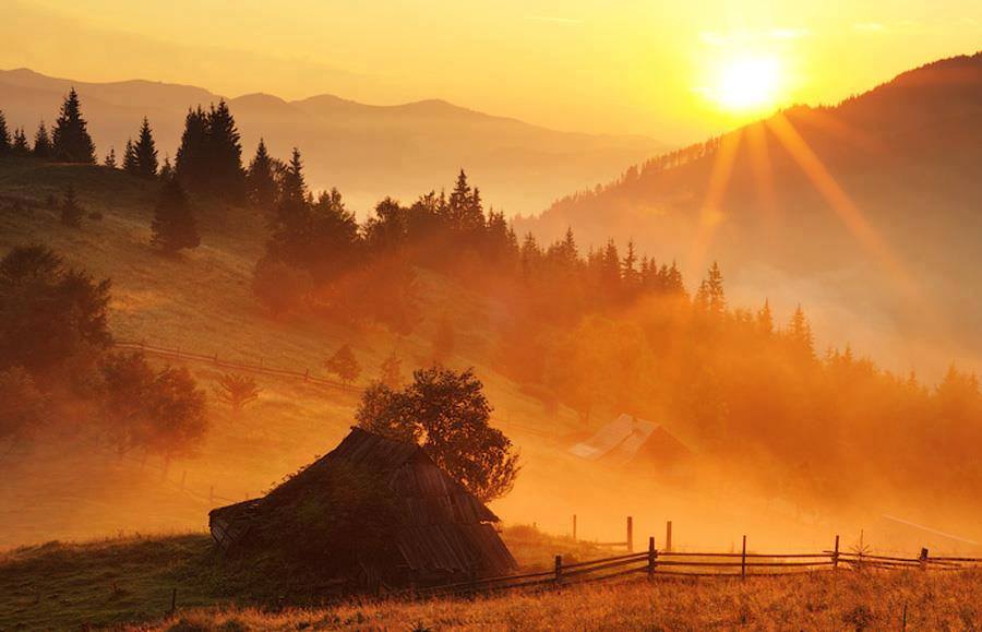 Sunset in Kolochava
