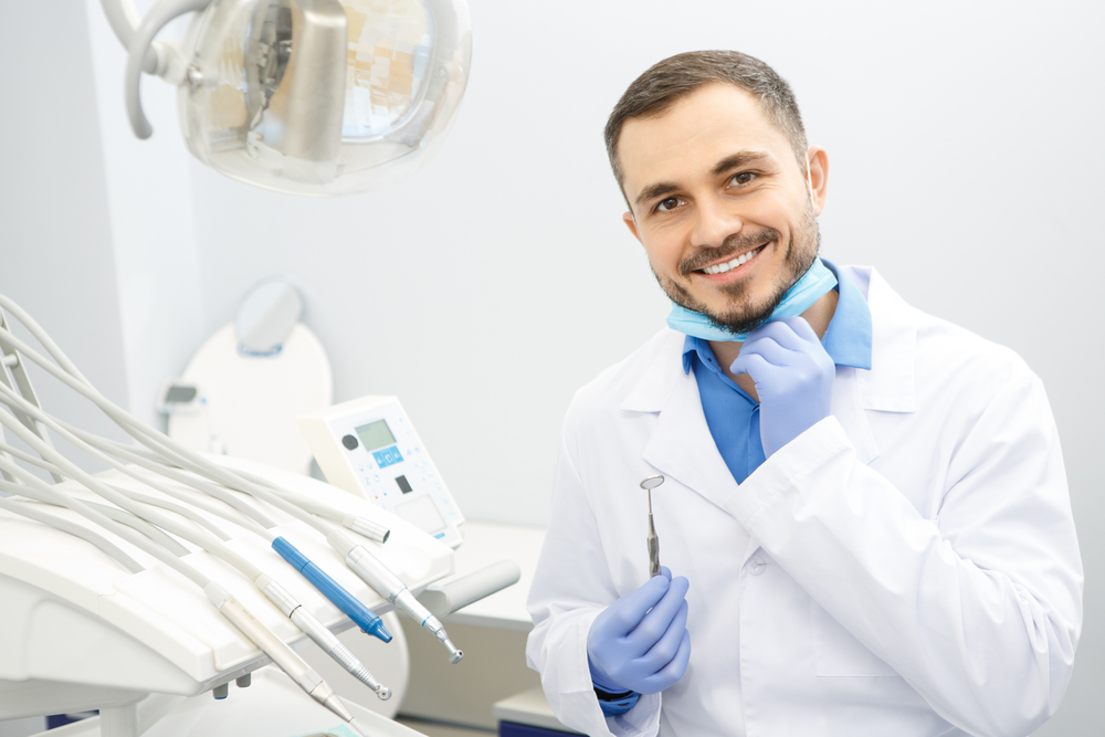 smiling dentist