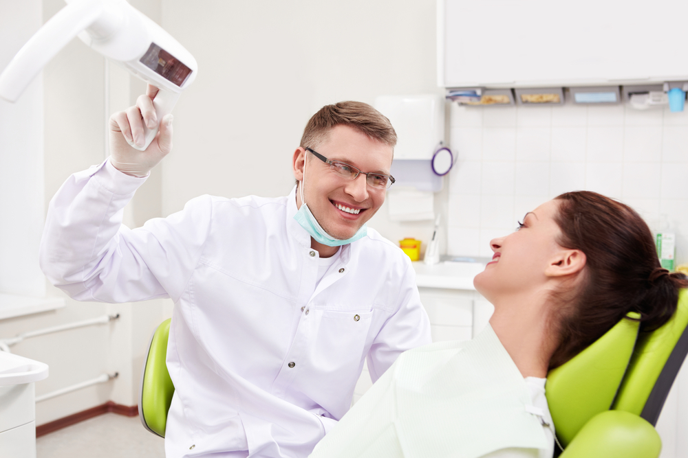 smiling dentist