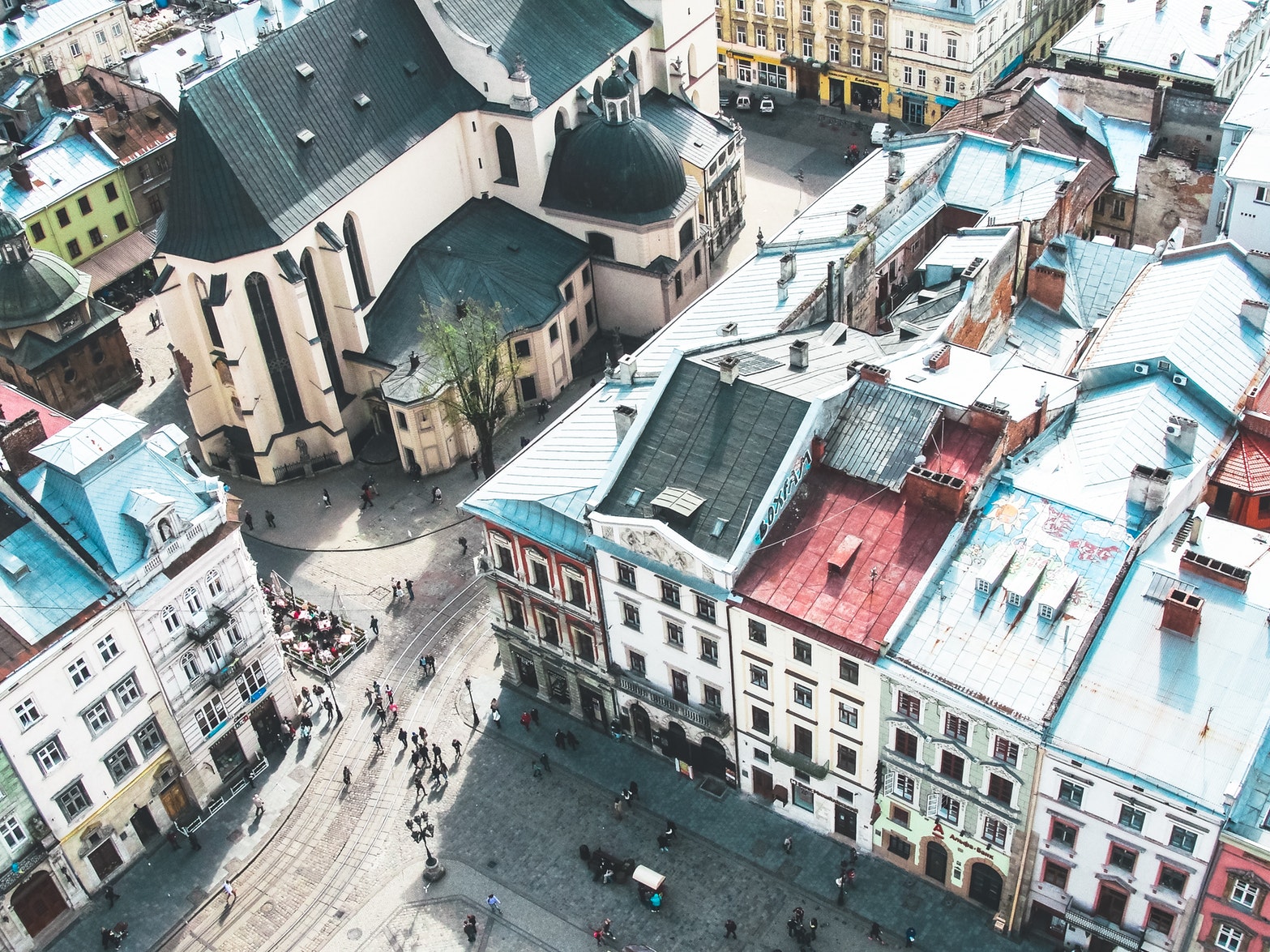 roofs of the city
