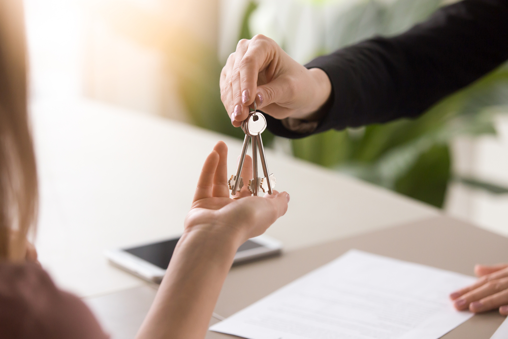 giving the keys