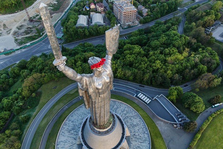Motherland monument in Kyiv