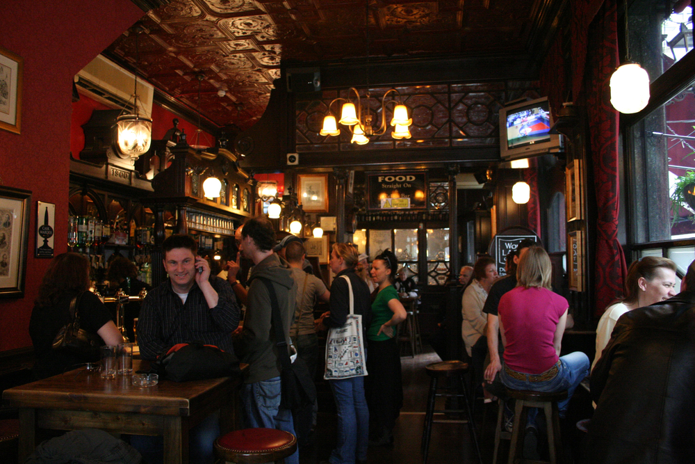 People in a bar